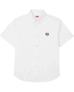 KENZO Short Sleeve Shirts - White