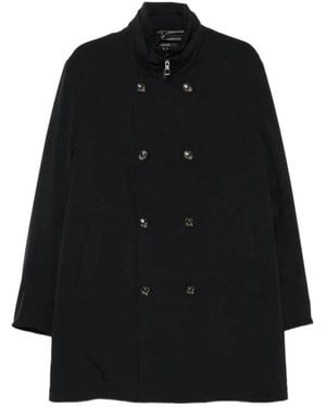 Montecore Double-Breasted Coats - Nero