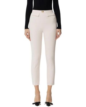 Elisabetta Franchi Cropped Pants - Black