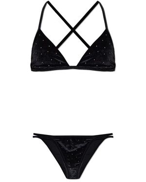Balmain Zweiteiliger Badeanzug - Schwarz