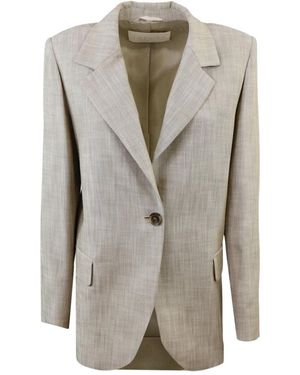 iBlues Jassen Blazer Stretch Jas - Grijs