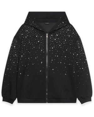 FIORELLA RUBINO Hoodies & Sweatvesten ,Zwart ,Katoen Hoodies