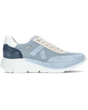 Callaghan Algoritmo Sneakers Aus Wildleder Und Stoff - Blau