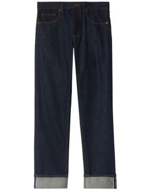 Burberry Straight Jeans - Azul