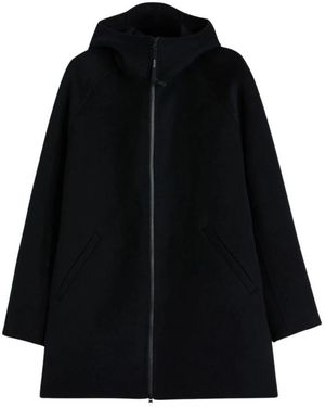 Aspesi Single-Breasted Coats - Black
