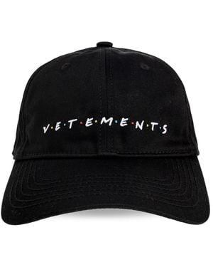 Vetements Baseball Cap - Zwart
