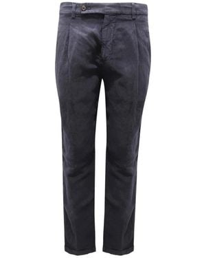 Berwich Slim-Fit Trousers - Blue