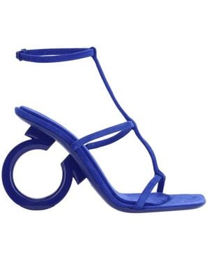 Ferragamo Sandali elina in pelle - Blu