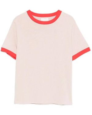 A.P.C. Contrast T-Shirt - Roze