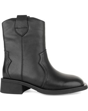 Linda Baumann Cowboy Boots - Negro