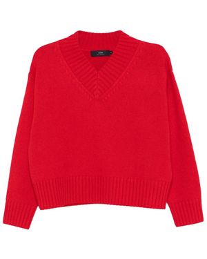 arch4 V-Neck Knitwear - Rojo