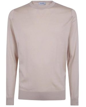 John Smedley Trui Met Ronde Hals - Grijs