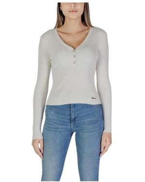 Guess Long Sleeve Tops - Blue