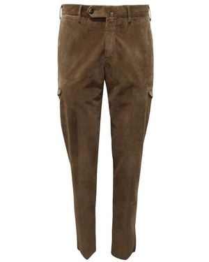 PT01 Slim-Fit Trousers - Marrone