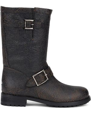 Jimmy Choo 'Biker Mid' Boots - Black