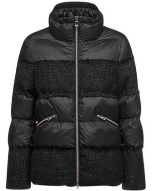 Geox Jassen ,Zwart ,Polyester Manilva Lange Parka