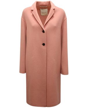 EMMA & GAIA Single-Breasted Coats - Pink