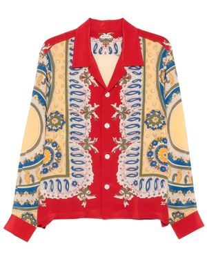 Bode Casual Shirts - Rojo