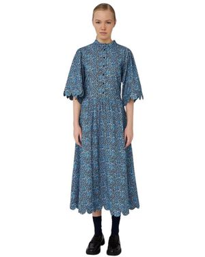 Stella Nova Midi Dresses - Azul