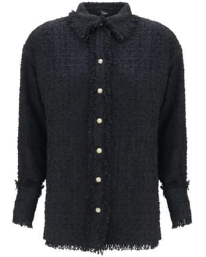 Balmain Tweed Jackets - Blue