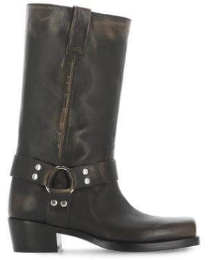 Paris Texas High Boots - Grey