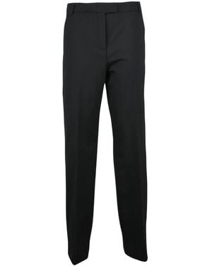 Thelatest Straight Trousers - Black