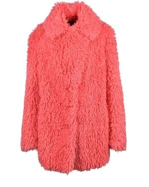 Patrizia Pepe Faux Fur & Shearling Jackets - Pink