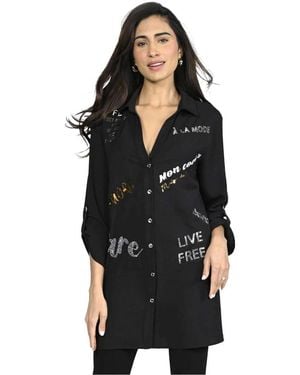 FRANK LYMAN Tunics - Black