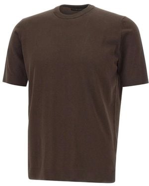 FILIPPO DE LAURENTIIS T-Shirts - Brown