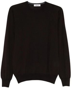 Gran Sasso Round-Neck Knitwear - Noir
