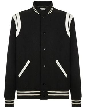 Saint Laurent Bomber Jackets - Black