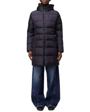Save The Duck Taylor Long Coat - Blauw