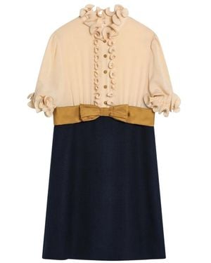Valentino Korte Damesjurk - Blauw