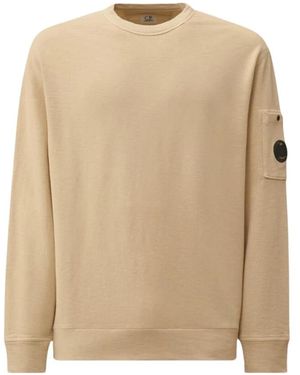 C.P. Company Hoodies & Sweatvesten ,Round-Neck Truien - Naturel
