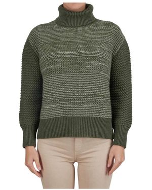 Kiton Turtlenecks - Verde