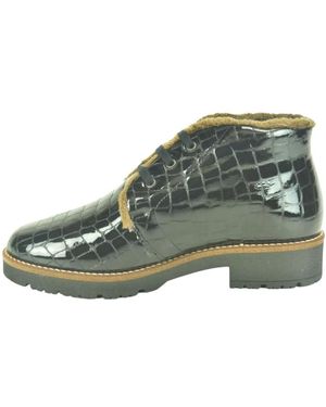 Pitillos Zwart Croco Lace Bott N.+Boordje - Groen