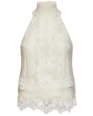 Ermanno Scervino Sleeveless Tops - Blanco