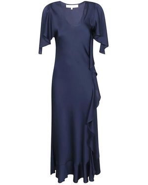 Silk95five Midi Kleider - Blau