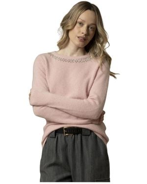 Kocca Round-Neck Knitwear - Pink
