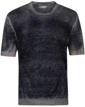 Original Vintage Round-Neck Knitwear - Blue