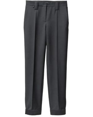 Versace Broeken ,Grijs ,Wol Wool-Mohair Formele Broek