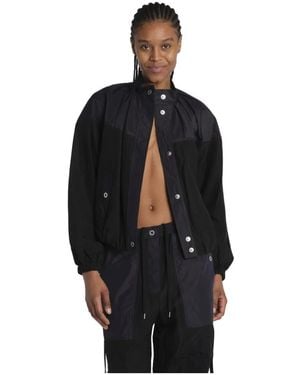 3.1 Phillip Lim Schwarze Utility-Bomberjacke