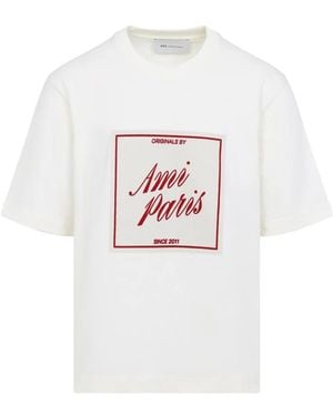 Ami Paris T-Shirts - Blanco