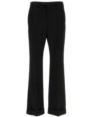 Valentino Garavani Wide Trousers - Black