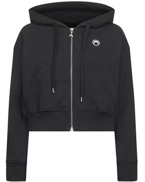 Marine Serre Zip-Throughs - Black