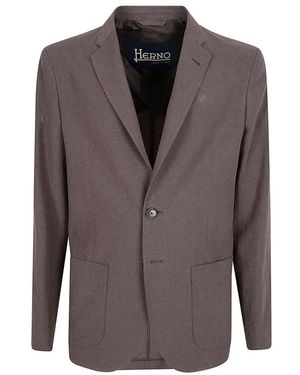Herno Einreihiger Blazer - Braun