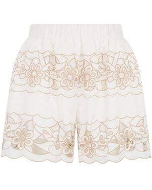 RED Valentino Casual Shorts - Natural