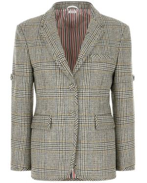 Thom Browne Hunting Tweed Armband Sportcoat - Grijs