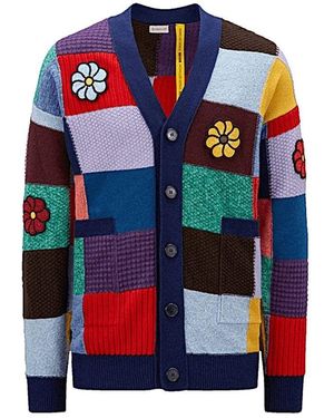 Moncler Stilvolle Cardigans Für Jeden Anlass - Blau