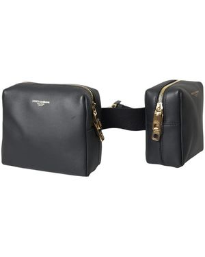Dolce & Gabbana Nera pelle vita fanny pack borsa - Nero